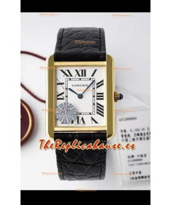 Cartier Tank Solo Cuarzo Suizo en Caja Chapada en Oro Amarillo - 27MM Ancho