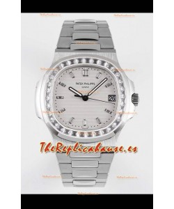 Patek Philippe Nautilus 5711/1A Dial Blanco Reloj Réplica Suizo a Espejo 1:1 en Acero 904L