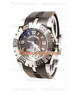 Roger Dubuis Tourbidiver Tourbillon Reloj Suizo de imitación