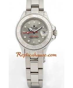 Rolex Réplica Yacht Master Silver - Dama -