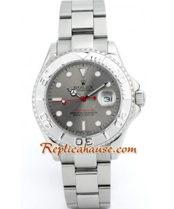 Rolex Réplica Yacht Master - Silver - para Hombre tamaño