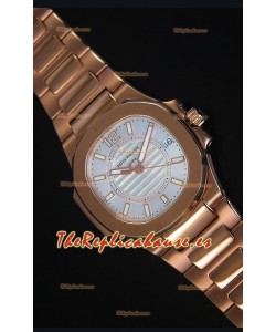 Patek Philippe Ladies Nautilus Reloj de Oro Rosado 36MM 