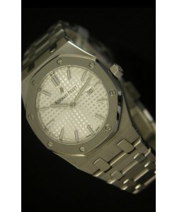 Audemars Piguet Royal Oak Ladies, Dial Blanco 33MM - Edición Réplica en escala 1:1