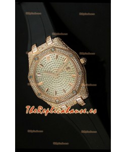 Audemars Piguet Royal Oak, Reloj Réplica de mujer, Edición Dial en Diamantes