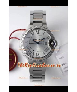 Ballon De Cartier Reloj Suizo Automático Calidad Espejo 1:1 33MM en Caja Acero