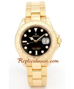 Rolex Yacht Master Gold - Cara Negra