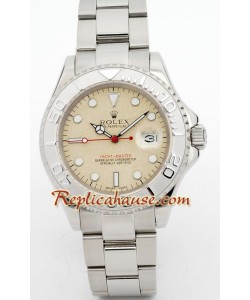 Rolex Réplica Yacht Master - Silver - para Hombre tamaño